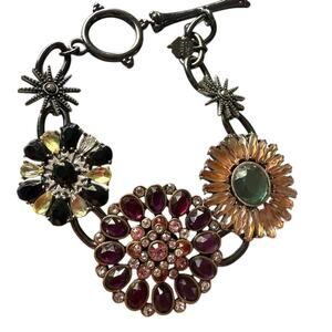 Fossil Toggle Flower Bracelet